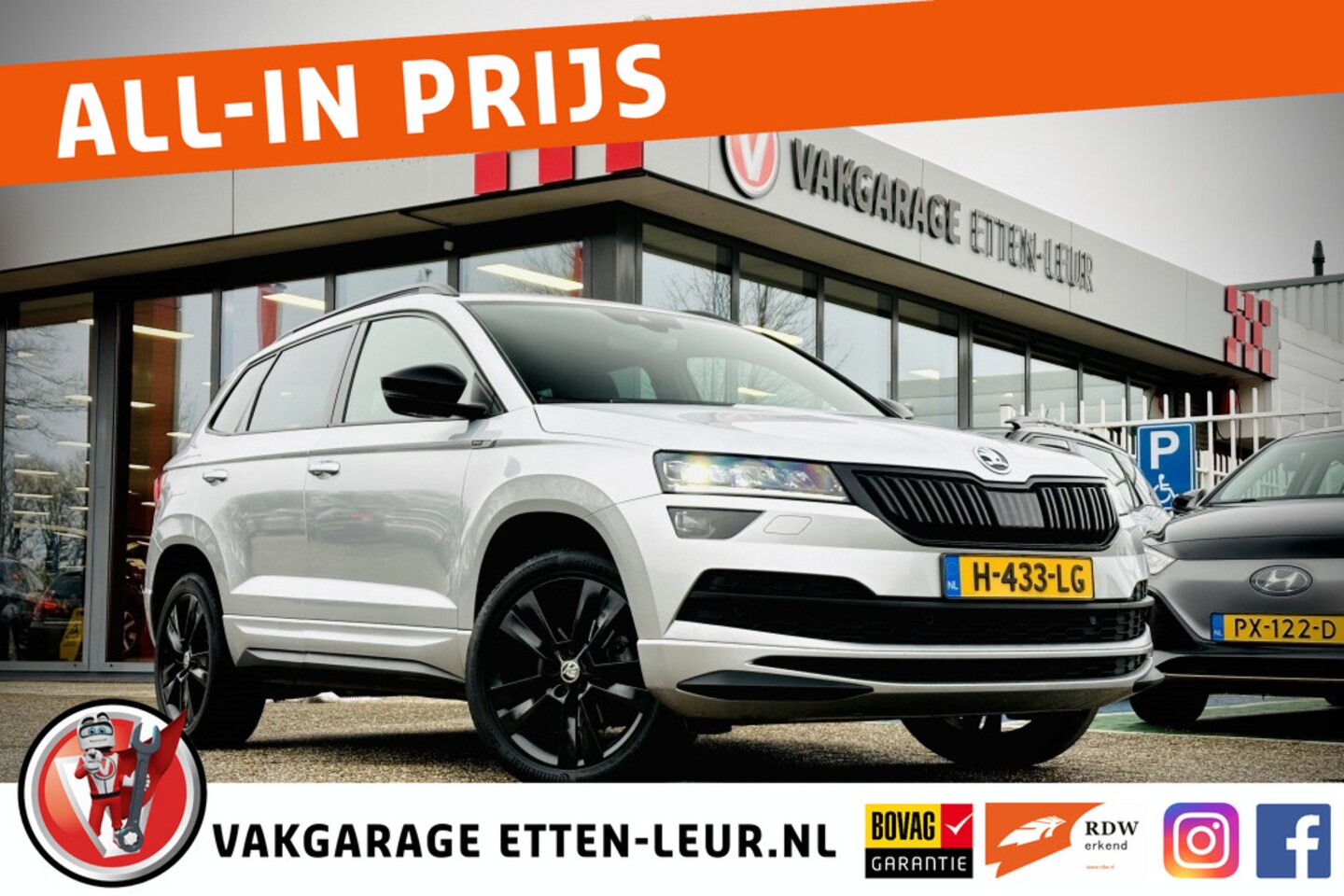 Skoda Karoq - 1.5 TSI Sportline Business 150PK | ADAPTIEVE CRUISE | STOELVERWA - AutoWereld.nl