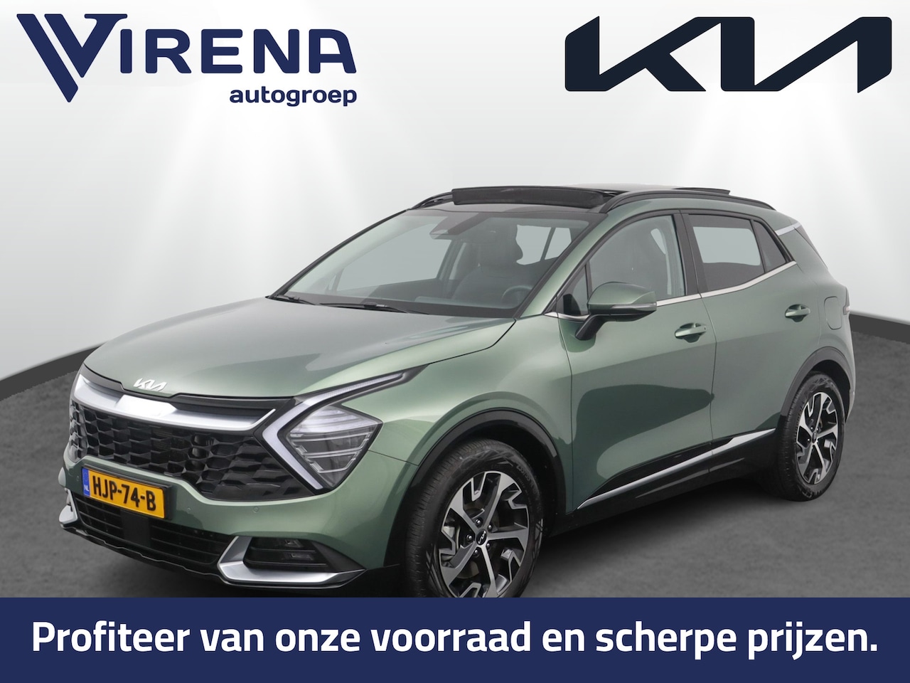 Kia Sportage - 1.6 T-GDi MHEV DynamicPlusLine - Navigatie - Schuif-/kanteldak - Stoel-/stuurverwarming - - AutoWereld.nl