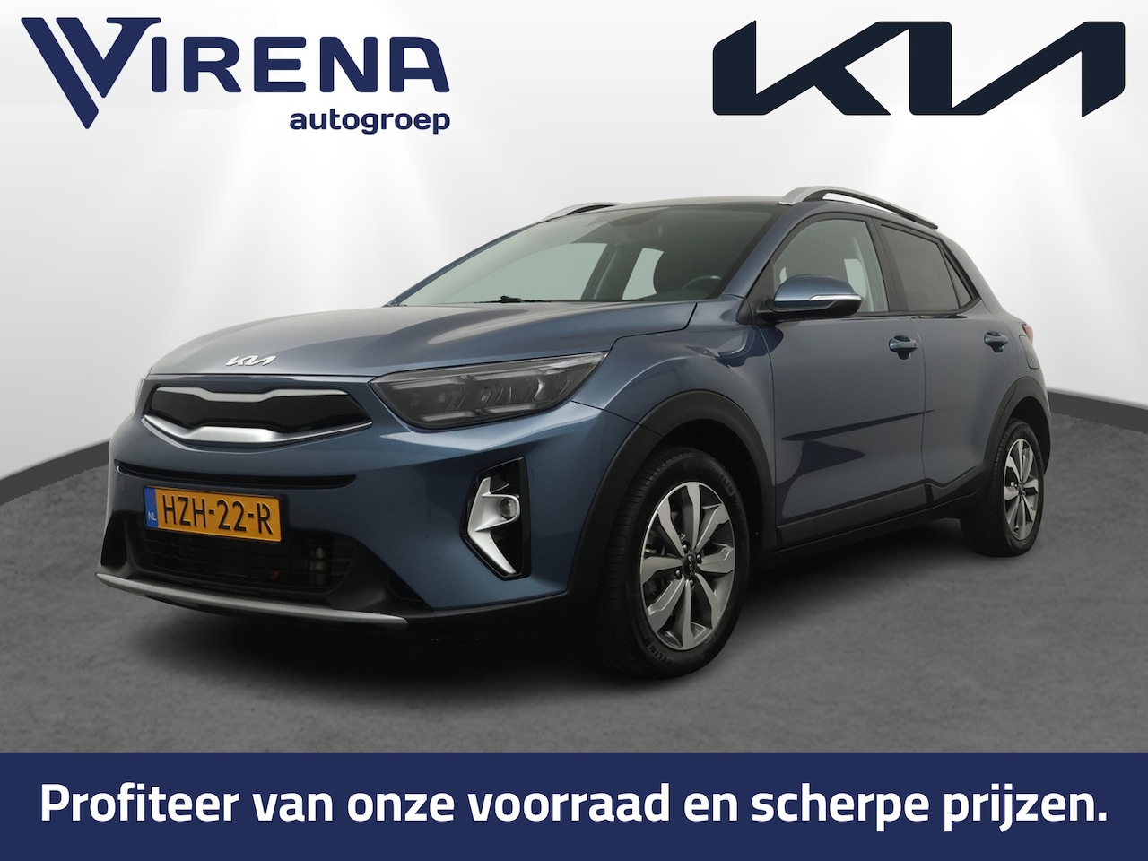 Kia Stonic - 1.0 T-GDi MHEV DynamicPlusLine Automaat - Climate Control - Navigatie - Apple Carplay/Andr - AutoWereld.nl