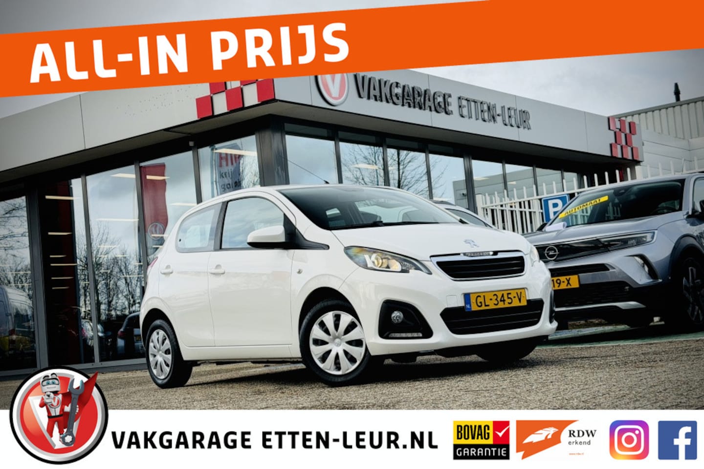 Peugeot 108 - 1.0 e-VTi Active | AIRCO | BLUETOOTH | 5 DEURS - AutoWereld.nl