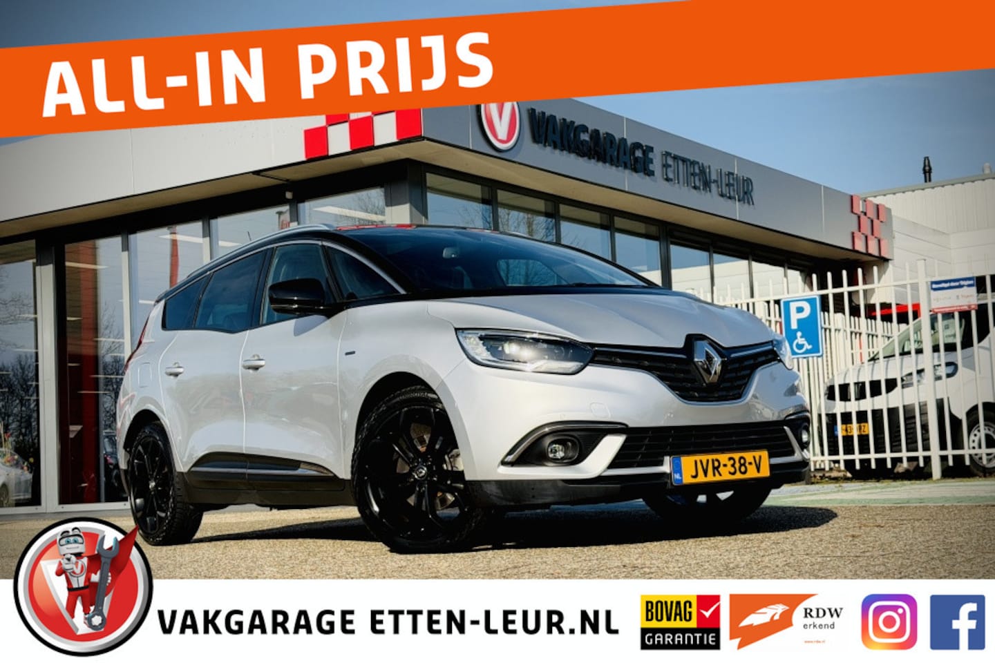 Renault Grand Scénic - 1.3 160PK Black Edition 7 Persoons | PANO | STOELVERWARMING - AutoWereld.nl
