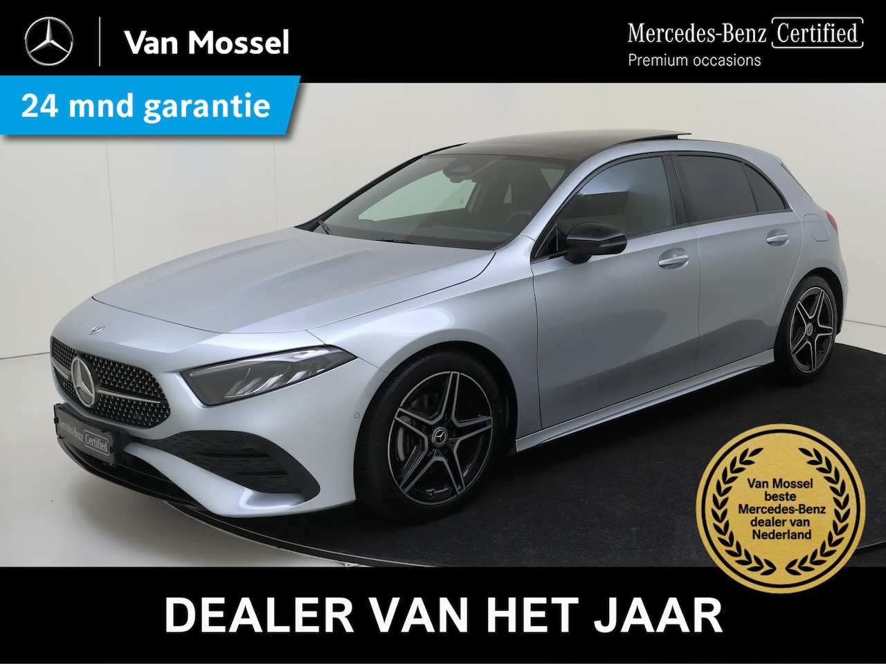 Mercedes-Benz A-klasse - 180 AMG Line Panorama Dak / Nightpakket / Parkeercamera / Sfeerverlichting / Stoelverwarmi - AutoWereld.nl