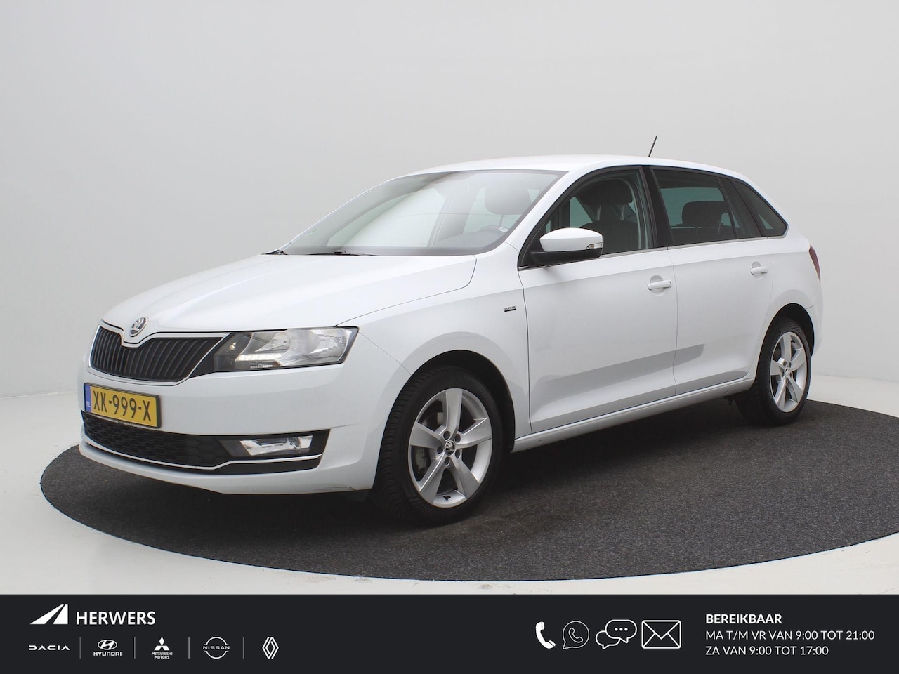 Skoda Rapid Spaceback - 1.0 TSI Greentech Clever / Apple CarPlay & Android Auto / LMV / Cruise Control / Airco Cli - AutoWereld.nl