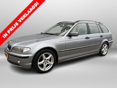 BMW 3-serie Touring - 316i Black&Silver II Liefhebbers auto | Apple carplay | Trekhaak | Navi | Cruise | Blue to