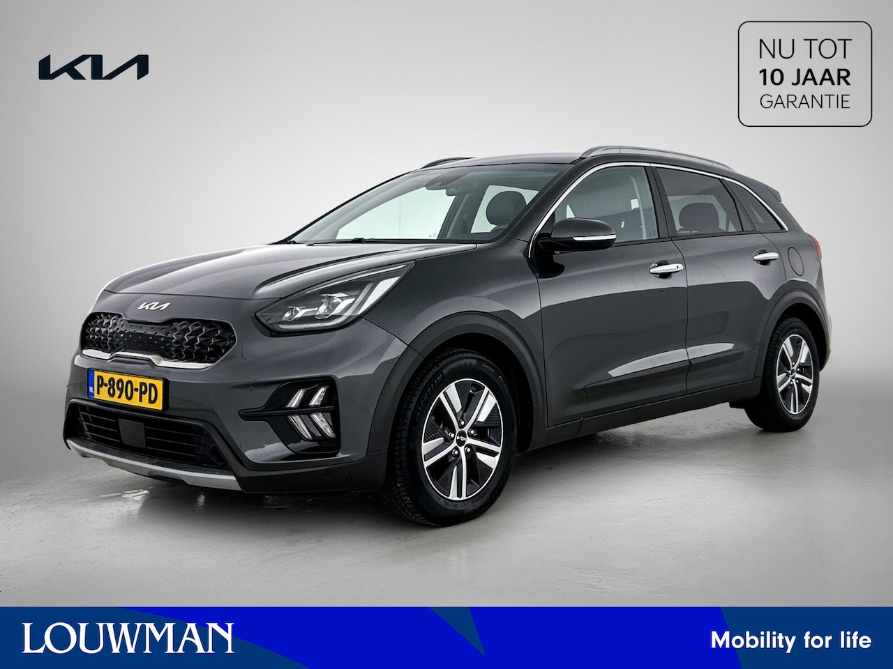 Kia Niro - 1.6 GDi Hybrid DynamicPlusLine | Automaat | lederen bekleding | digital dashboard - AutoWereld.nl