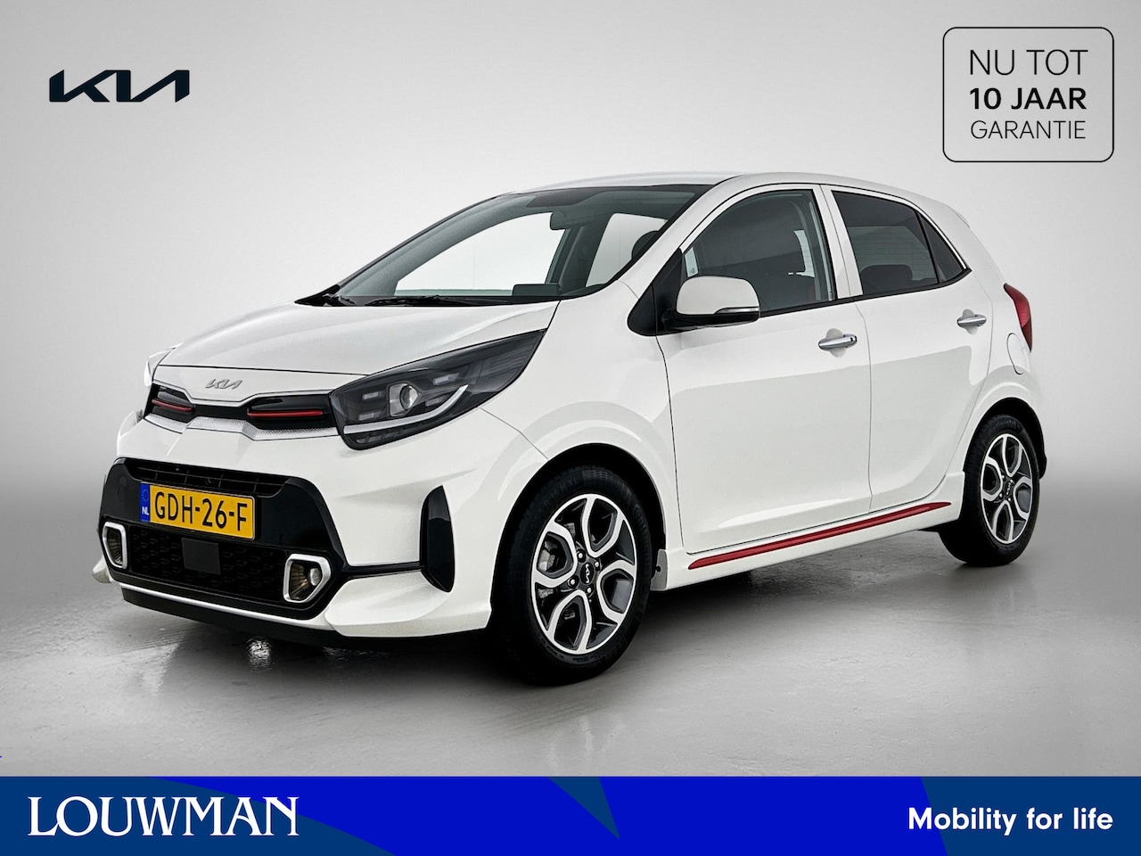 Kia Picanto - 1.0 DPi GT-Line Lichtmetalen velgen | Lederen Bekleding | Climate Control | Navigatie - AutoWereld.nl