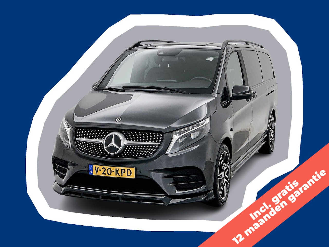 Mercedes-Benz V-klasse - 250d Extra Lang Gratis 12 Maanden Garantie 4-MATIC Avantgarde AMG Maxton Spoilers Styling - AutoWereld.nl