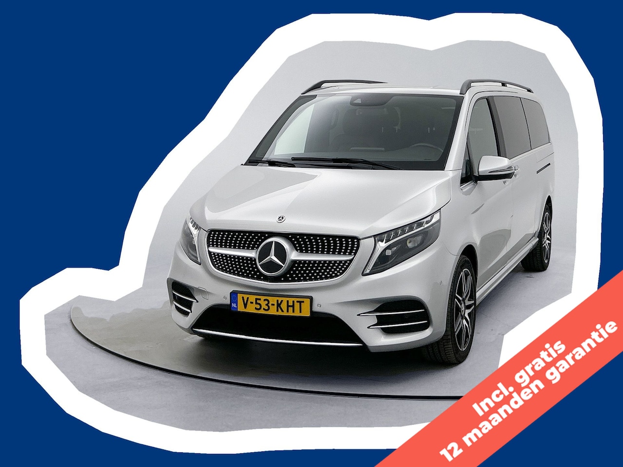 Mercedes-Benz V-klasse - 250d 4-MATIC Dubbele Cabine Extra Lang Gratis 12 Maanden Garantie AMG pakket 4x4 Dubbele C - AutoWereld.nl