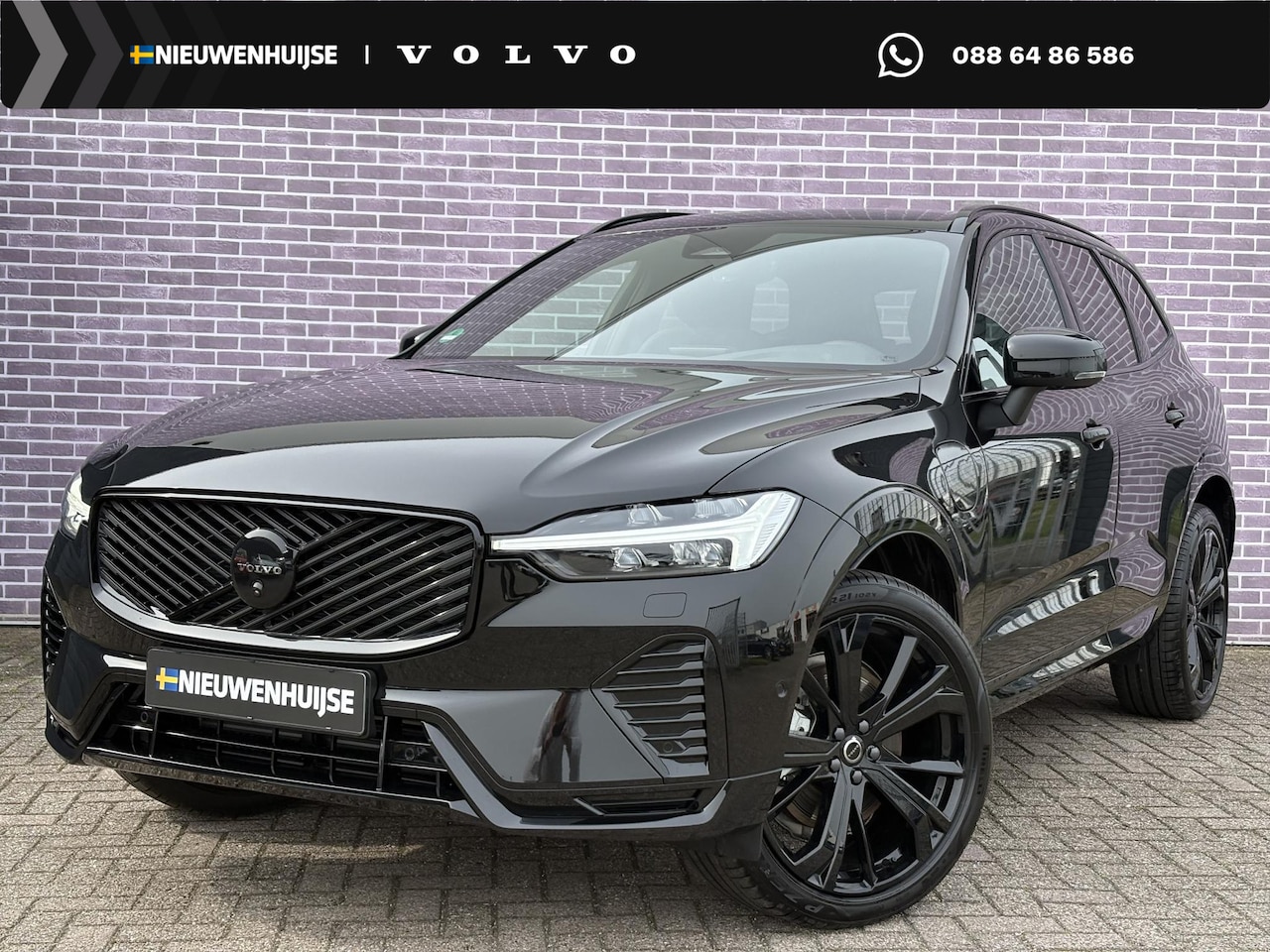 Volvo XC60 - 2.0 T6 Plug-in hybrid AWD Plus Black Edition | Facelift | Trekhaak | Memory | 360° camera - AutoWereld.nl
