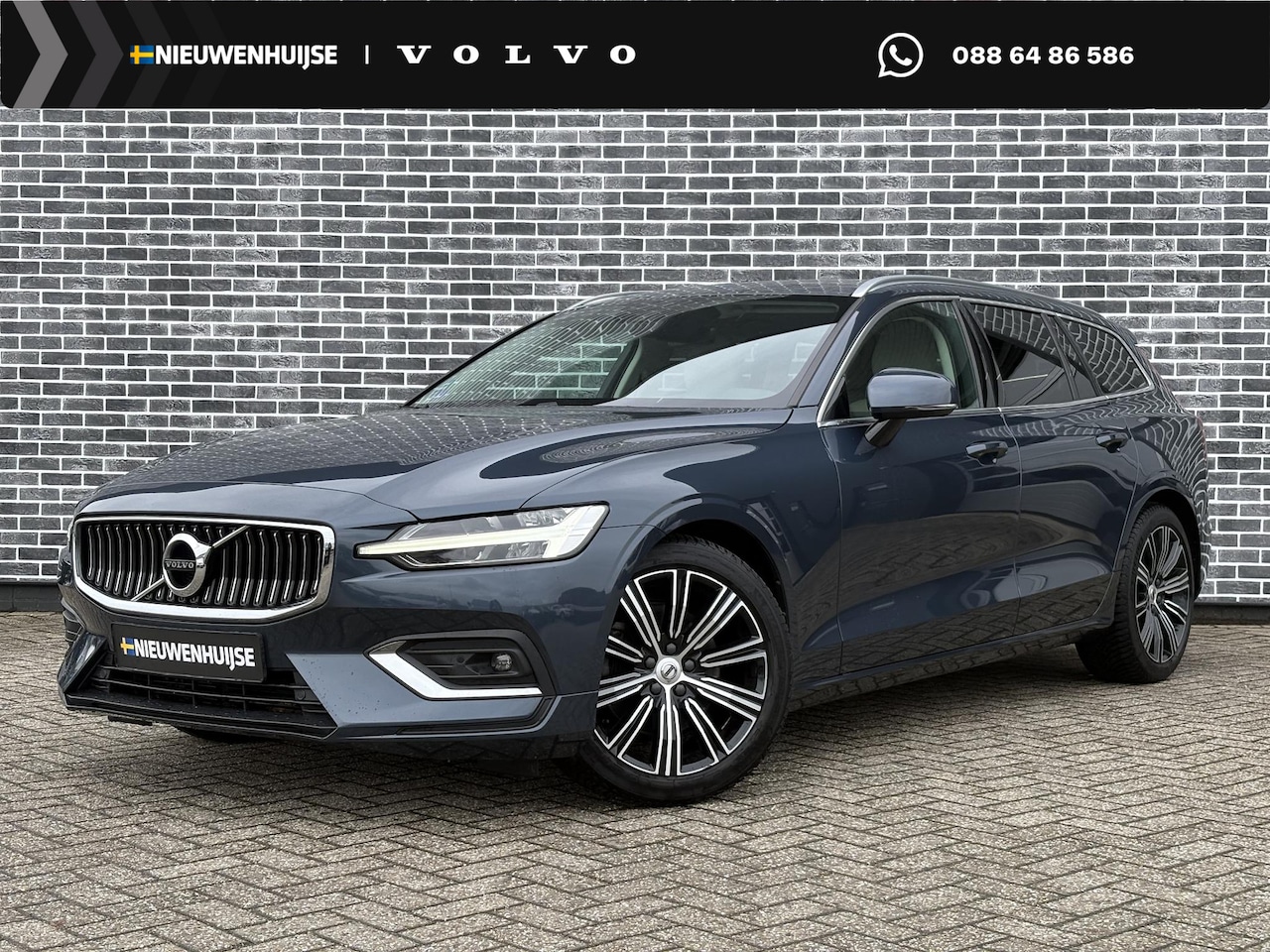 Volvo V60 - 2.0 B3 Inscription | Harman Kardon Audio | Lederen Bekleding | Achteruitrijcamera | Parkee - AutoWereld.nl