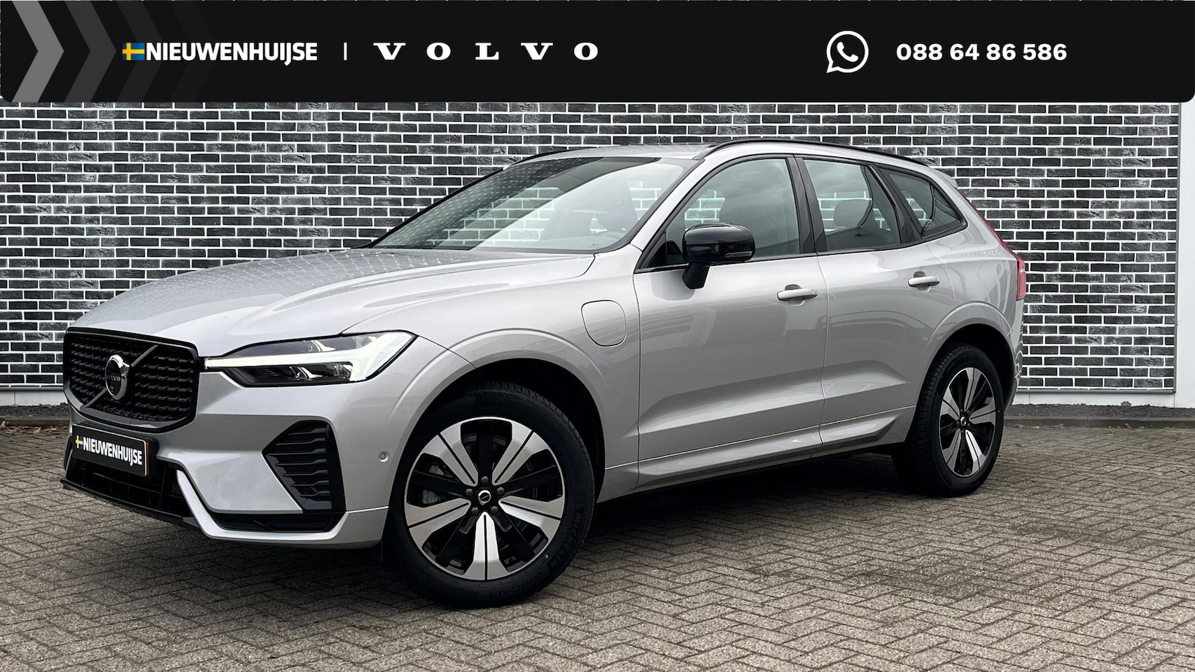 Volvo XC60 - T6 Plug-in hybrid AWD Plus Dark | Trekhaak | Stoel- en Stuurwielverwarming | Adaptieve Cru - AutoWereld.nl