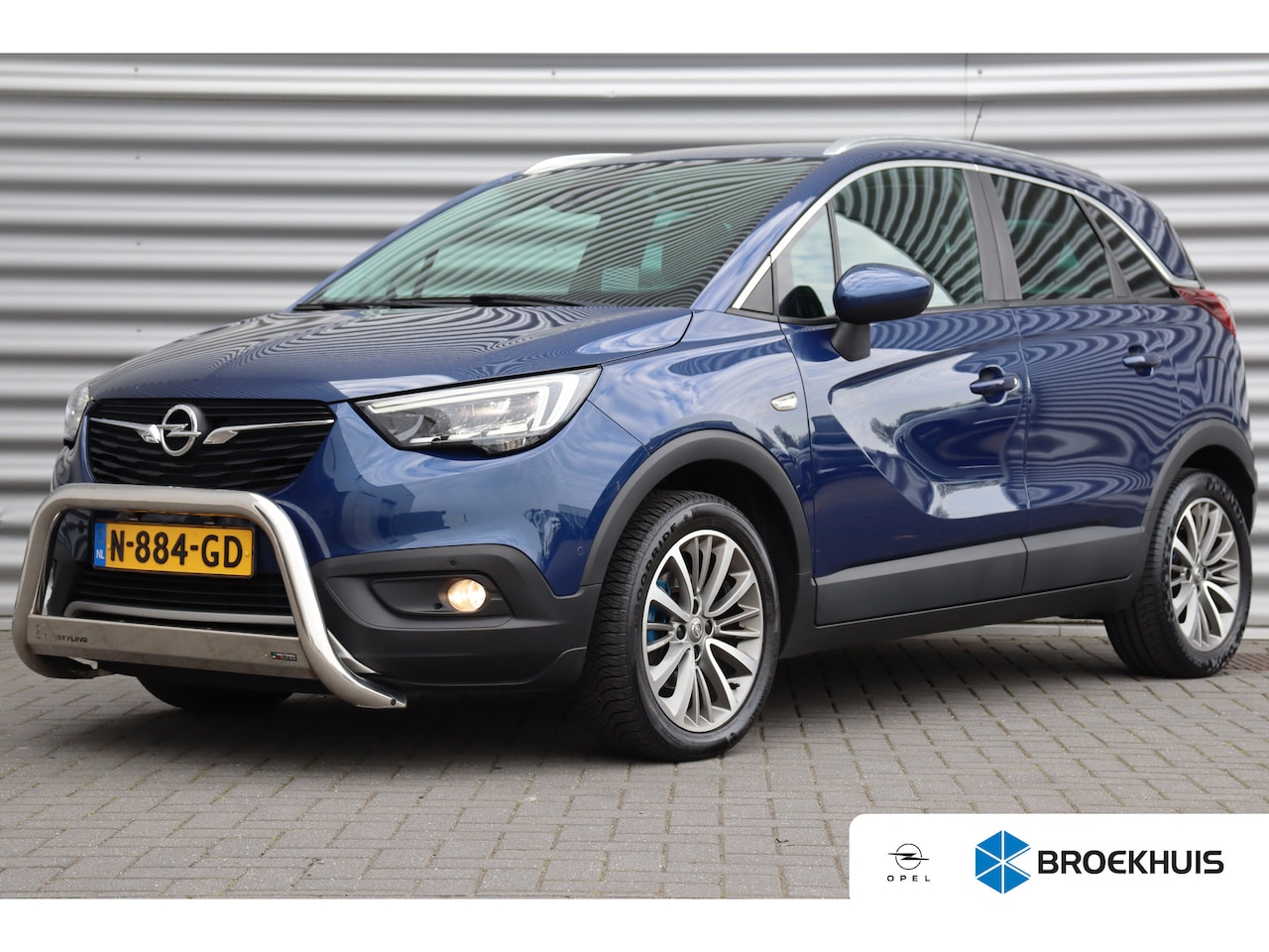 Opel Crossland X - 1.2 TURBO 130PK ULTIMATE AUTOMAAT / NAVI / LEDER / CLIMA / LED / PDC / 17" LMV / KEYLESS / - AutoWereld.nl