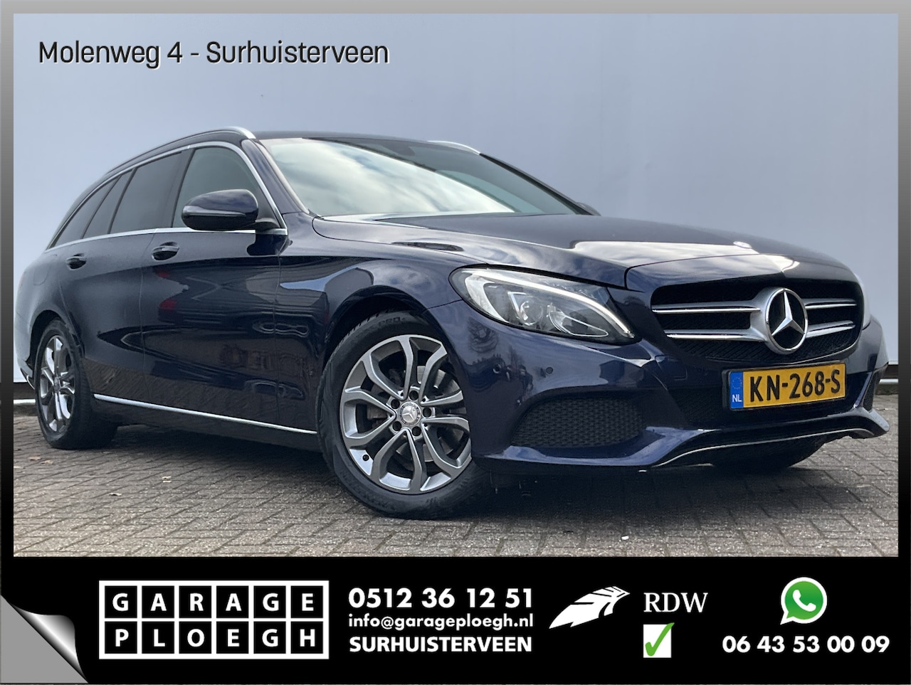 Mercedes-Benz C-klasse Estate - 180 CDI Aut7 Prestige Trekhaak Cruise Elek.Klep - AutoWereld.nl
