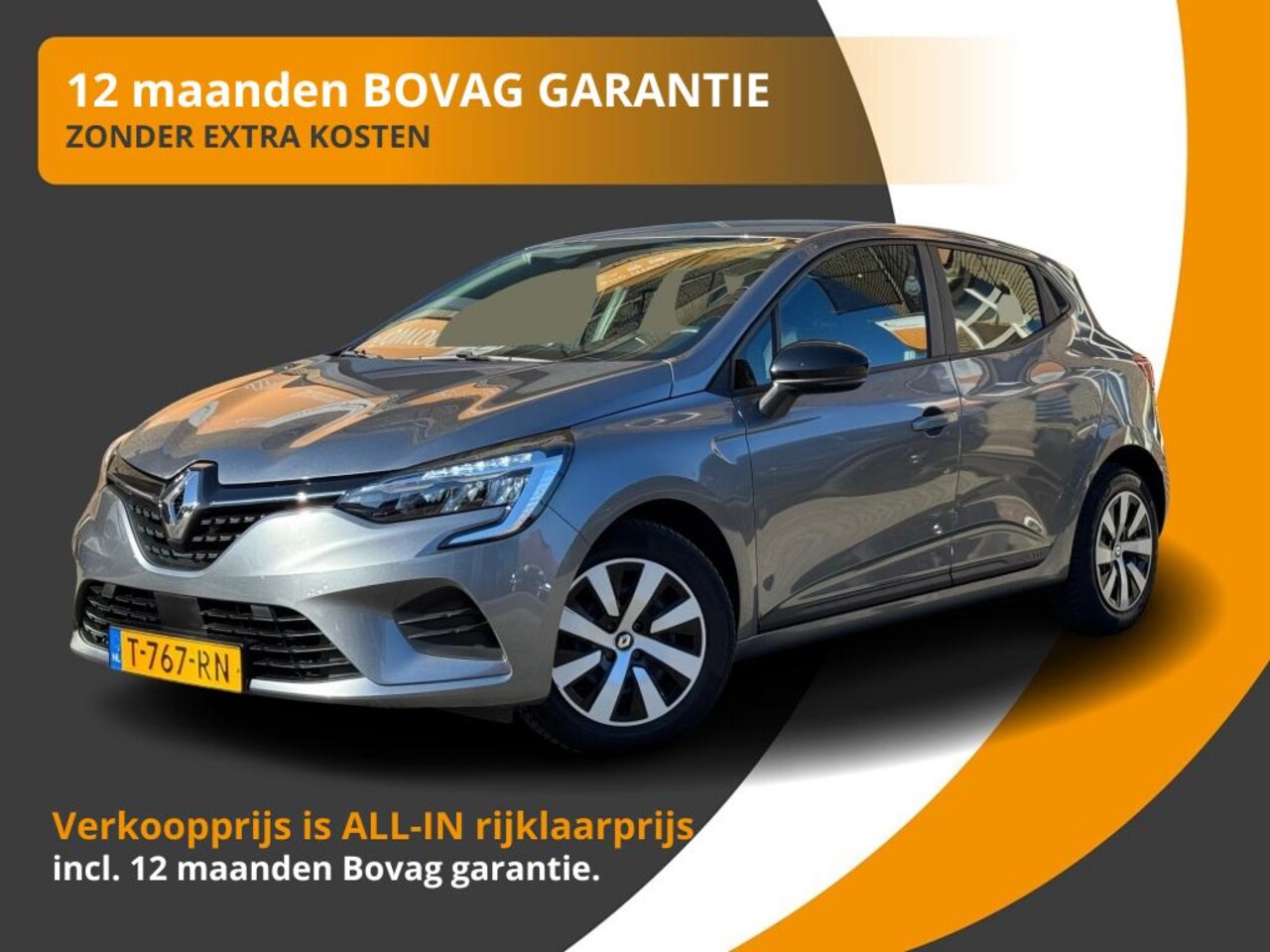 Renault Clio - 1.0 TCE 90 EQUILIBRE 5-DEURS NAVI/AIRCO/CRUISE/CARPLAY/NL-AUTO/1 EIG. - AutoWereld.nl
