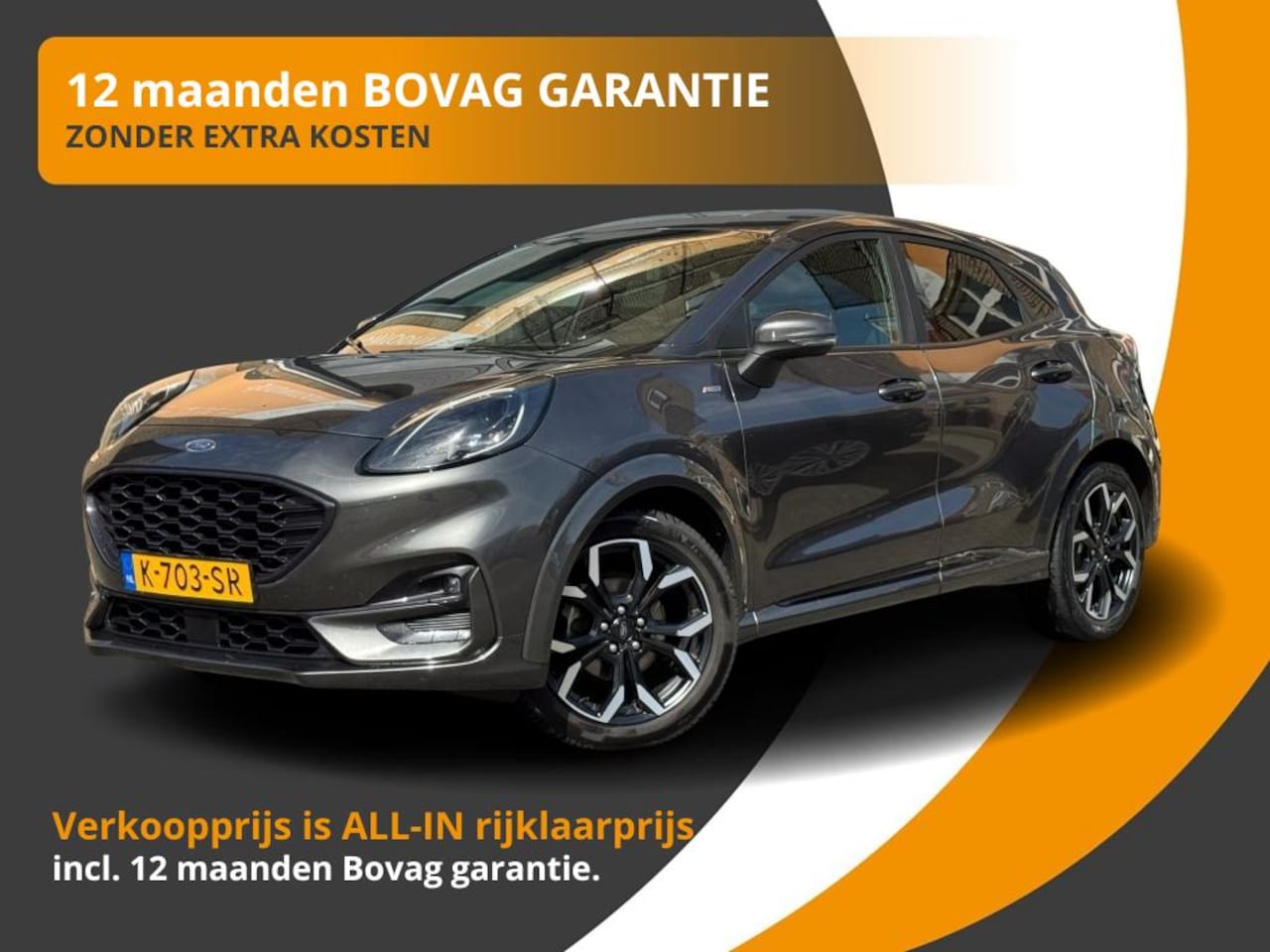 Ford Puma - 1.0 ECOBOOST HYBRID 125PK ST-LINE X HALF LEDER/LED/NL-AUTO/1E EIG. - AutoWereld.nl