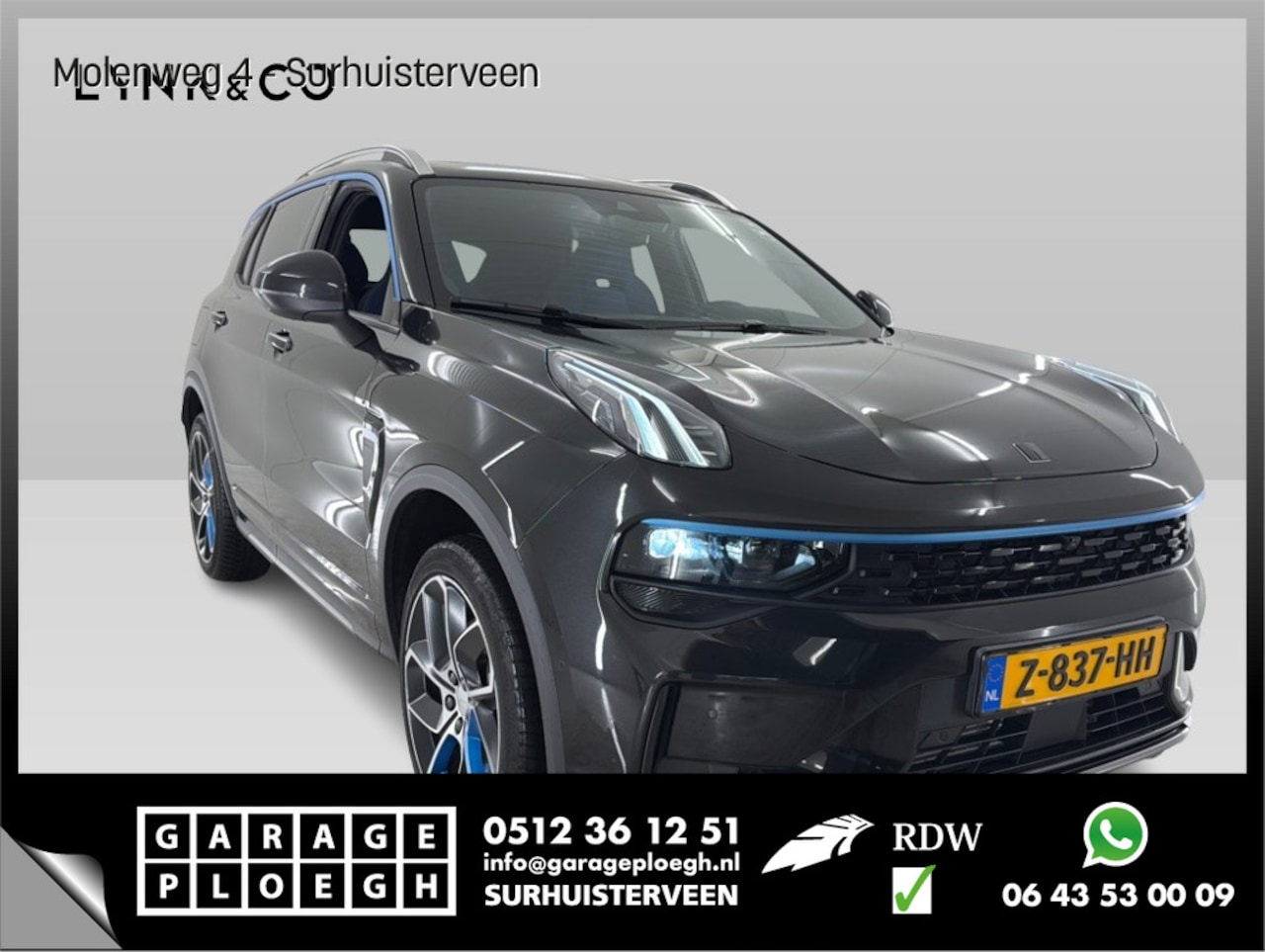 Lynk & Co 01 - 1.5 PHEV 262PK Adapt.Cruise Zwarte hemel Orig.NL Plug-in 360°Cam Stoelverw. Carplay - AutoWereld.nl