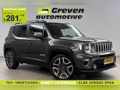 Jeep Renegade - 1.3T Limited 151PK | Grijs Kenteken | VAN | Camera | Carplay | Clima | Adap. Cruise | Keyl