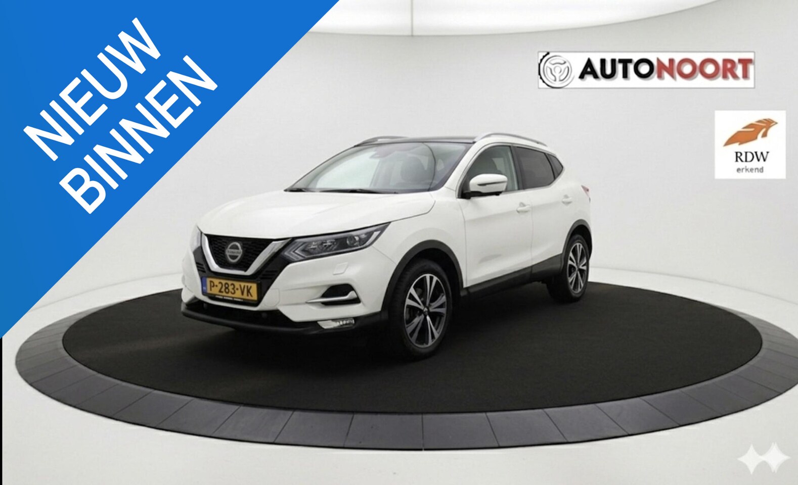 Nissan Qashqai - 1.3 DIG-T N-Connecta 83.000KM Automaat 2019 Pano Keyless 360 Stoelvw 2e eig - AutoWereld.nl