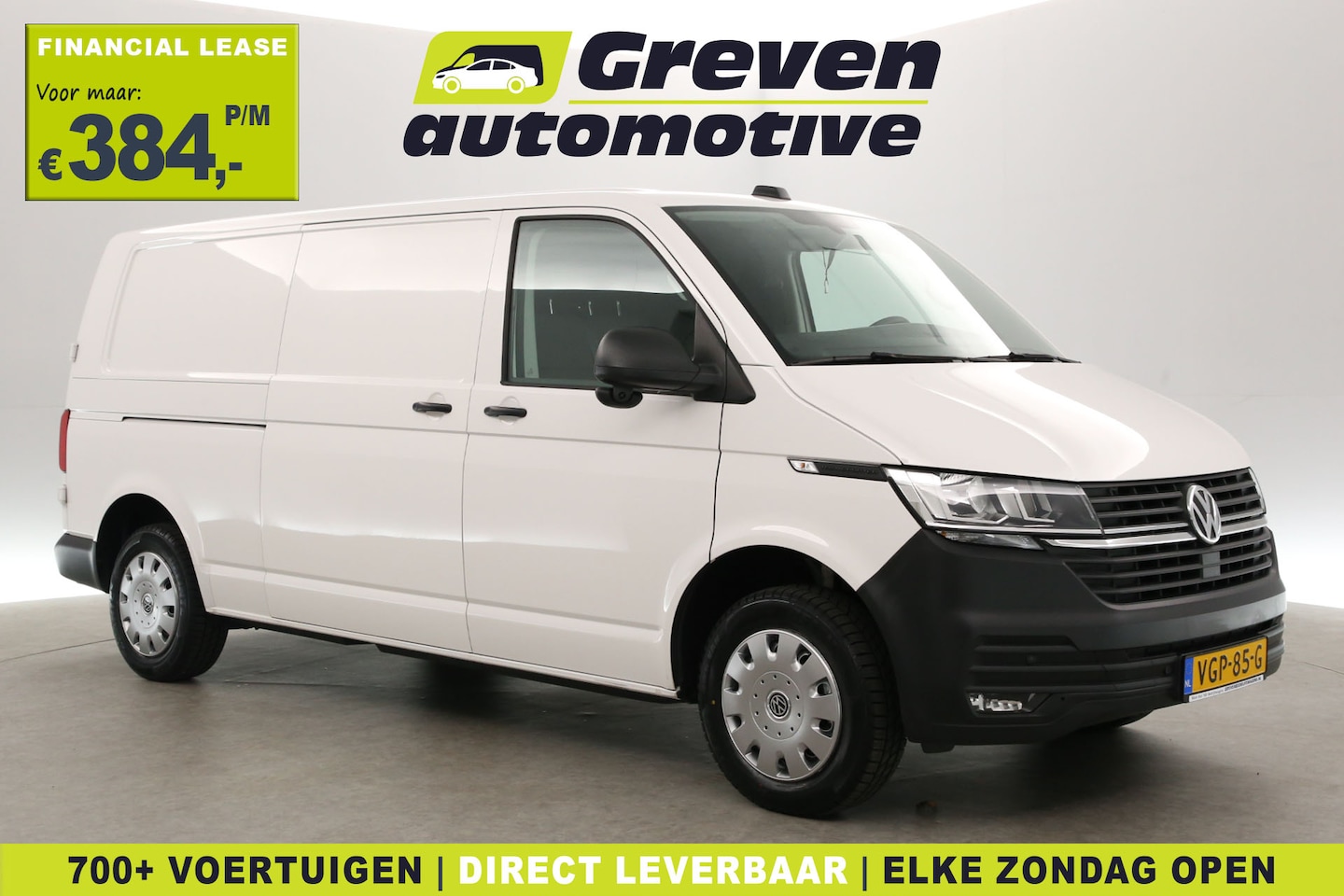 Volkswagen Transporter - 2.0 TDI 150PK L2H1 | Aut. | Airco | Cruise | Camera | 3 Zits | Carplay | Navi | Parkeersen - AutoWereld.nl
