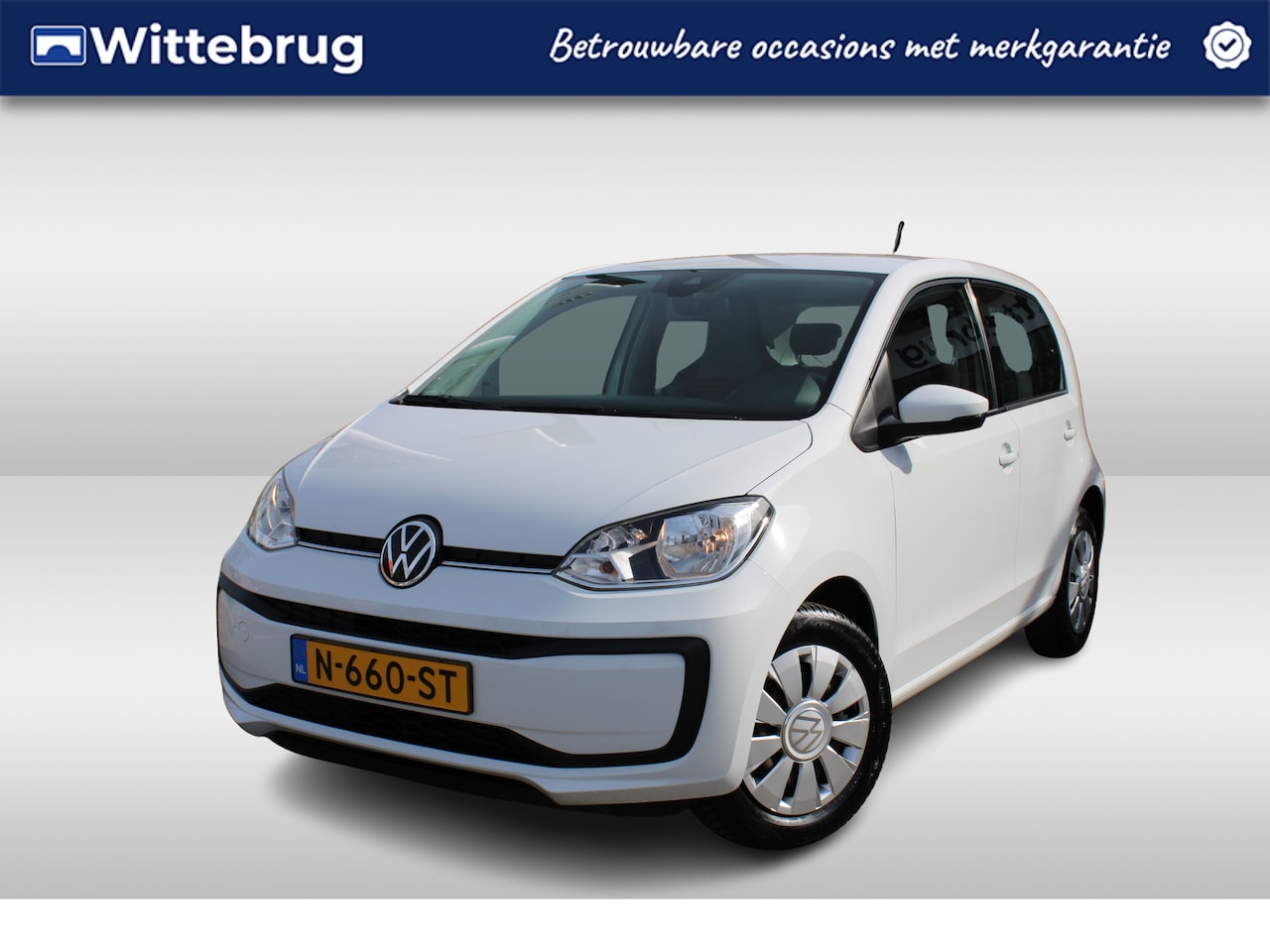 Volkswagen Up! - 1.0 65pk / Airco / Telefoonvoorbereiding, bluetooth - AutoWereld.nl