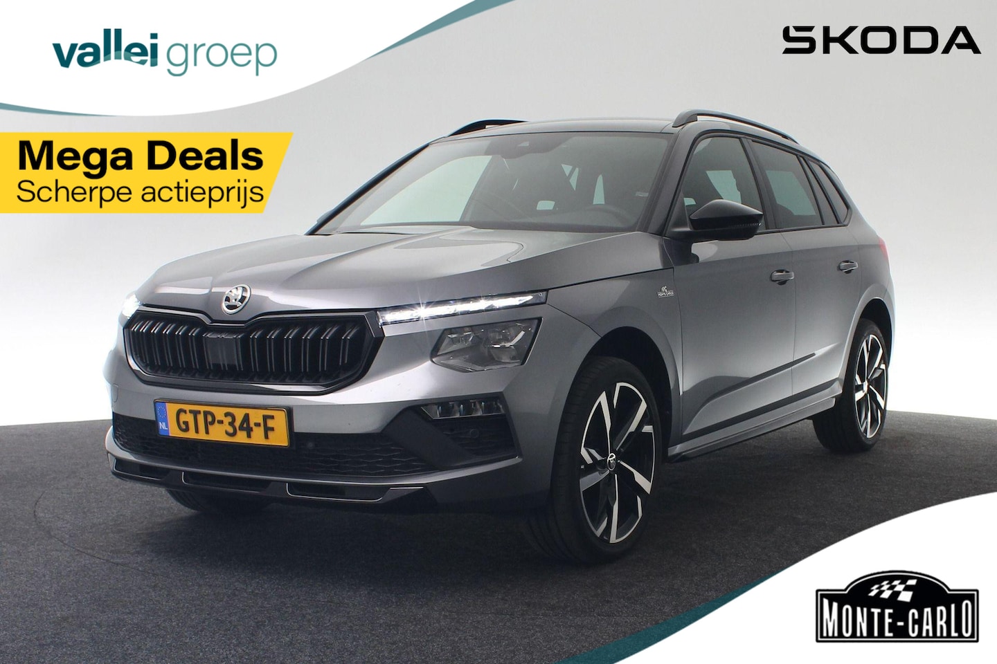 Skoda Kamiq - Monte Carlo 1.0 TSI 115 pk | Panoramadak | Camera | Stoelverwarming | 18 inch | Keyless En - AutoWereld.nl