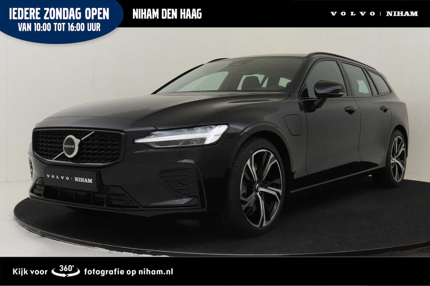 Volvo V60 - T8 PLUG-IN HYBRID AWD PLUS PERFORMANCE ED. DARK -HARMAN/KARDON|360°CAM|POWER-SEATS|POLESTA - AutoWereld.nl