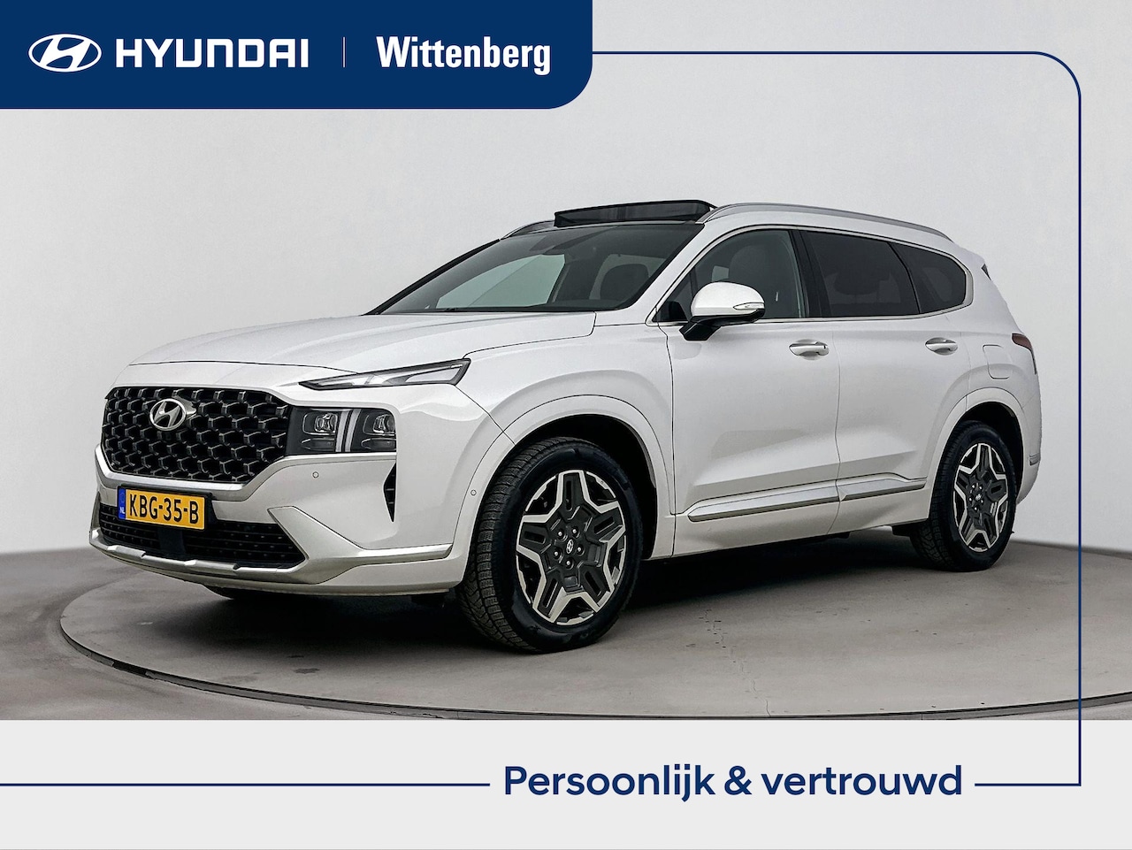 Hyundai Santa Fe - 1.6 T-GDI HEV Premium Plus Sky 7persoons | Panoramadak | Leer | Memory | Stoelventilatie | - AutoWereld.nl