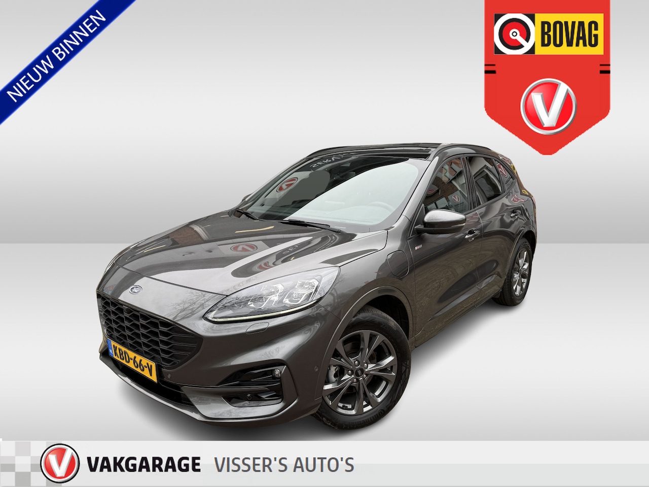 Ford Kuga - 2.5 PHEV ST-Line X | pano | achteruitrijcamera | voorstoelen en achterbank verwarming | st - AutoWereld.nl