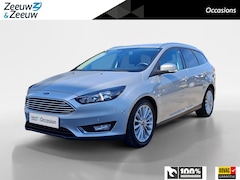 Ford Focus Wagon - 1.0 Titanium | Dealer onderhouden | Navigatie | Parkeersensoren voor & achter | All Weathe