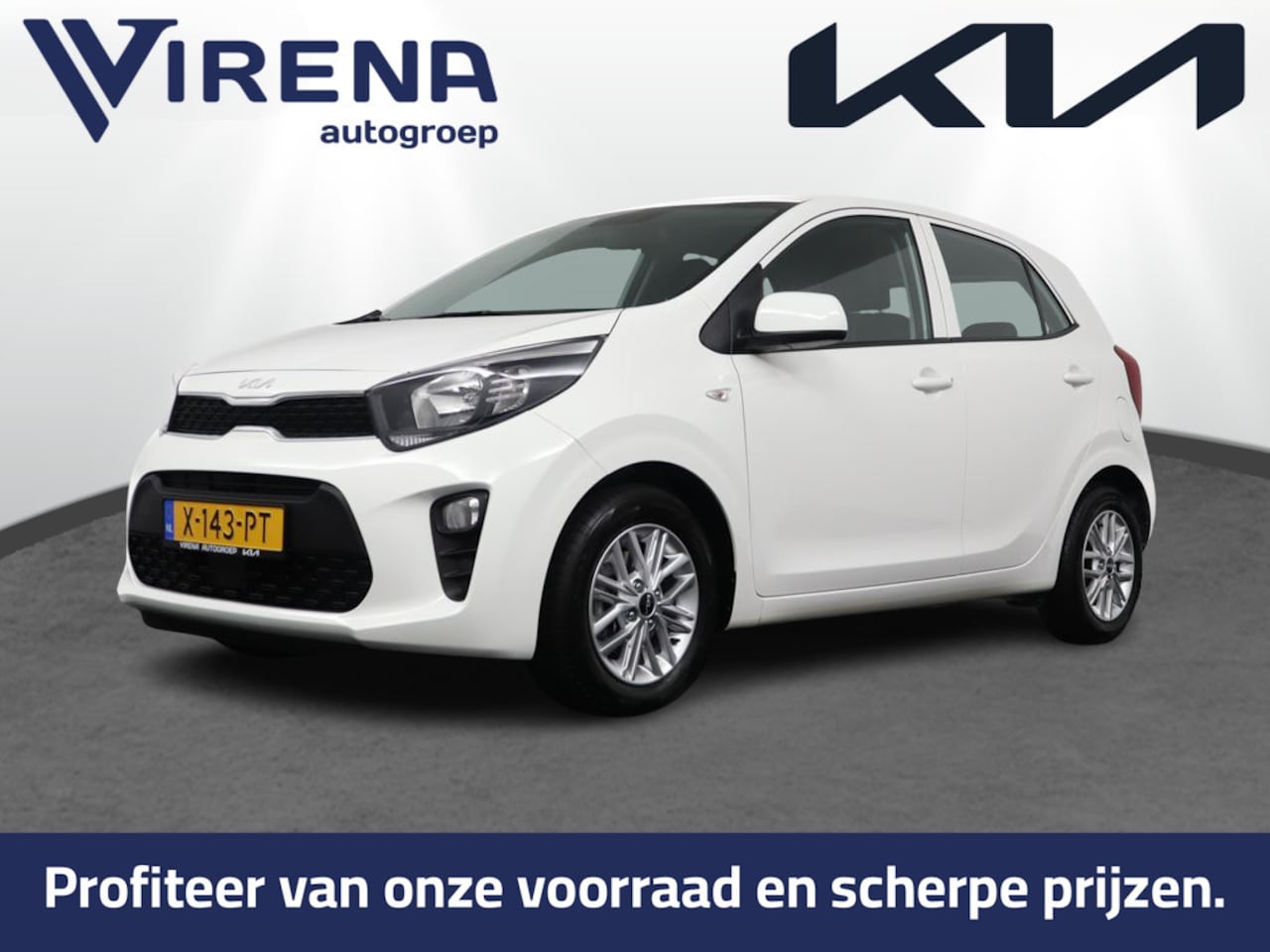 Kia Picanto - 1.0 DPi DynamicLine - Apple CarPlay/Android Auto - Cruise Control - Airco - LM Velgen - Fa - AutoWereld.nl