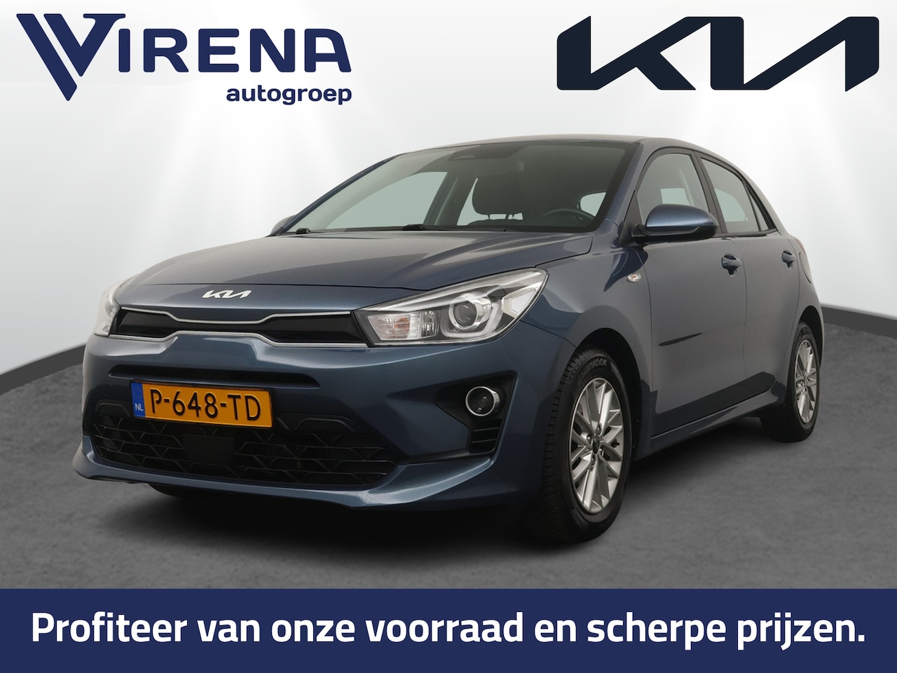 Kia Rio - 1.0 T-GDi MHEV DynamicLine Airco - Apple Carplay/Android Auto - Cruise Control - Navigatie - AutoWereld.nl