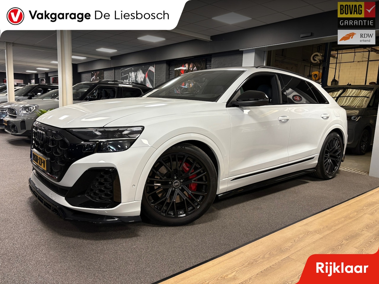 Audi Q8 - 60 TFSI e quattro Pro Line S Competition 489pk | Panoramadak | luchtvering | head-up | 360 - AutoWereld.nl
