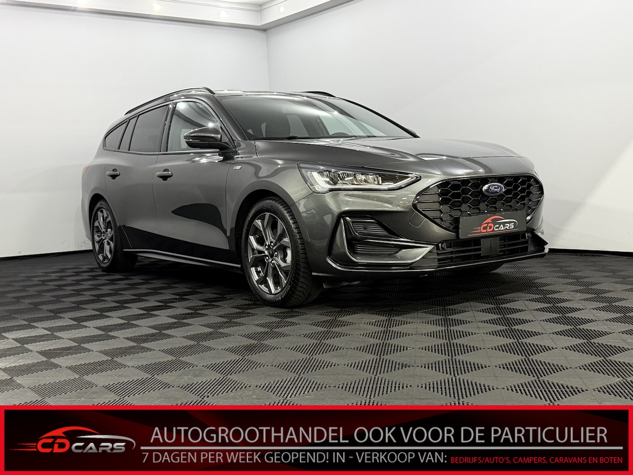 Ford Focus - 1.0 EcoBoost Hybrid ST Line 155PK Camera, Navi, Keyless start, Cruise control, Rijstrook c - AutoWereld.nl