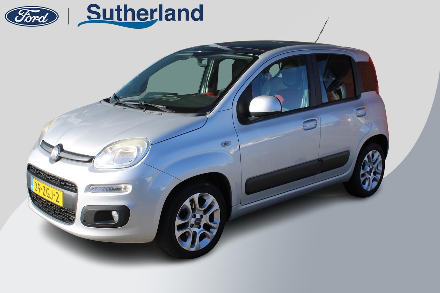 Fiat Panda - 0.9 TwinAir Lounge | Panoramadak | Airco | lichtmetalen velgen | Radio/CD - AutoWereld.nl