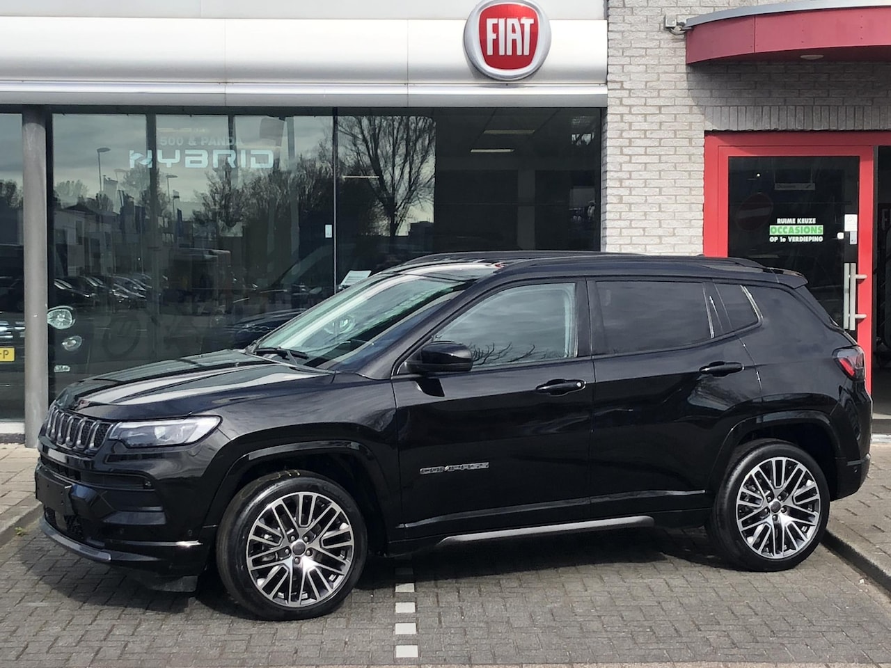 Jeep Compass - 1.5T e-Hybrid Summit DCT AUTOMAAT|LEER|CLIMATE|CAMERA|APPLE/ANDROID|PDC|19" - AutoWereld.nl
