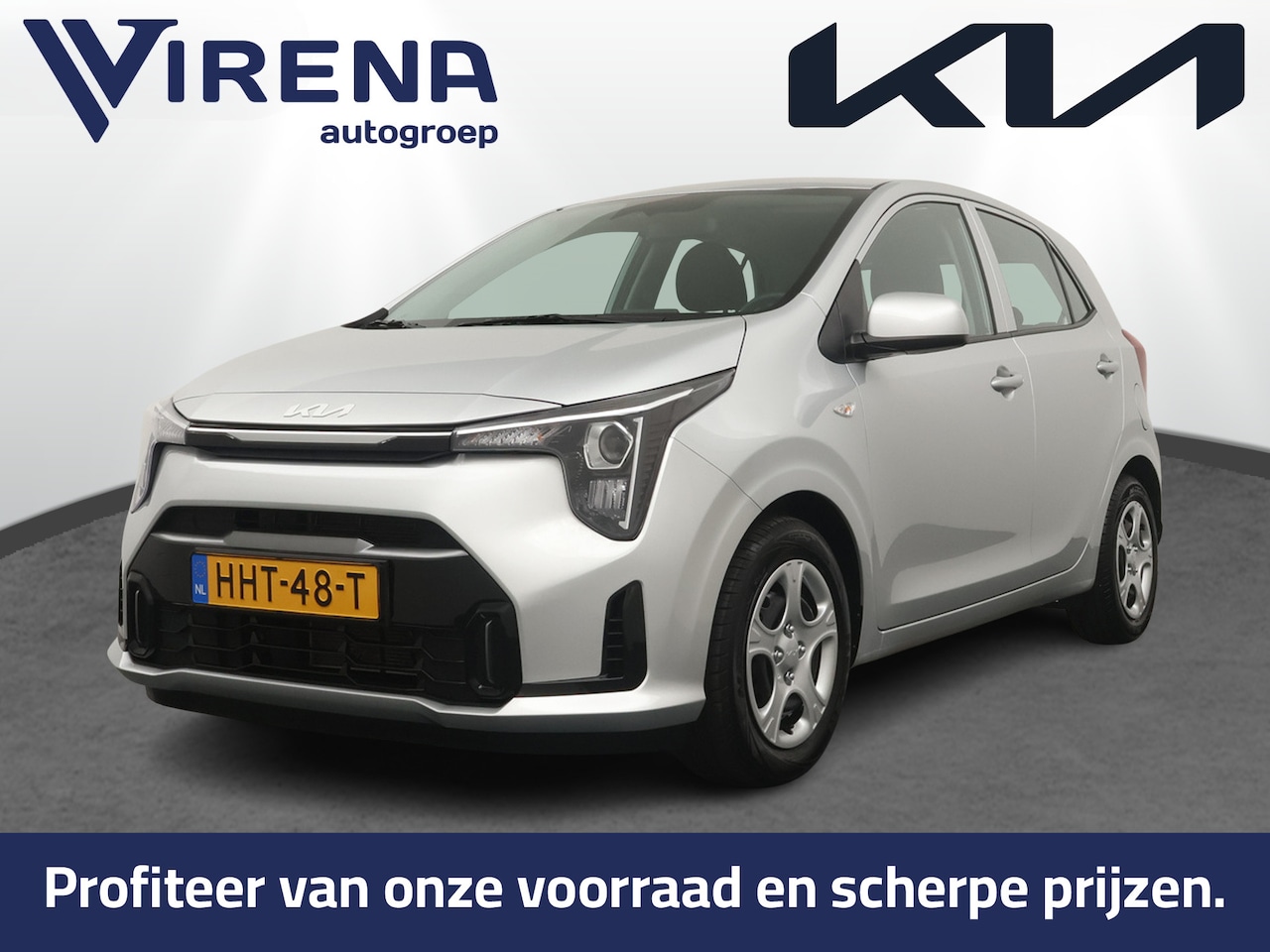 Kia Picanto - 1.0 DPI DynamicLine - Airco - Cruise Control - Navigatie - DAB- Apple Carplay/Android Auto - AutoWereld.nl