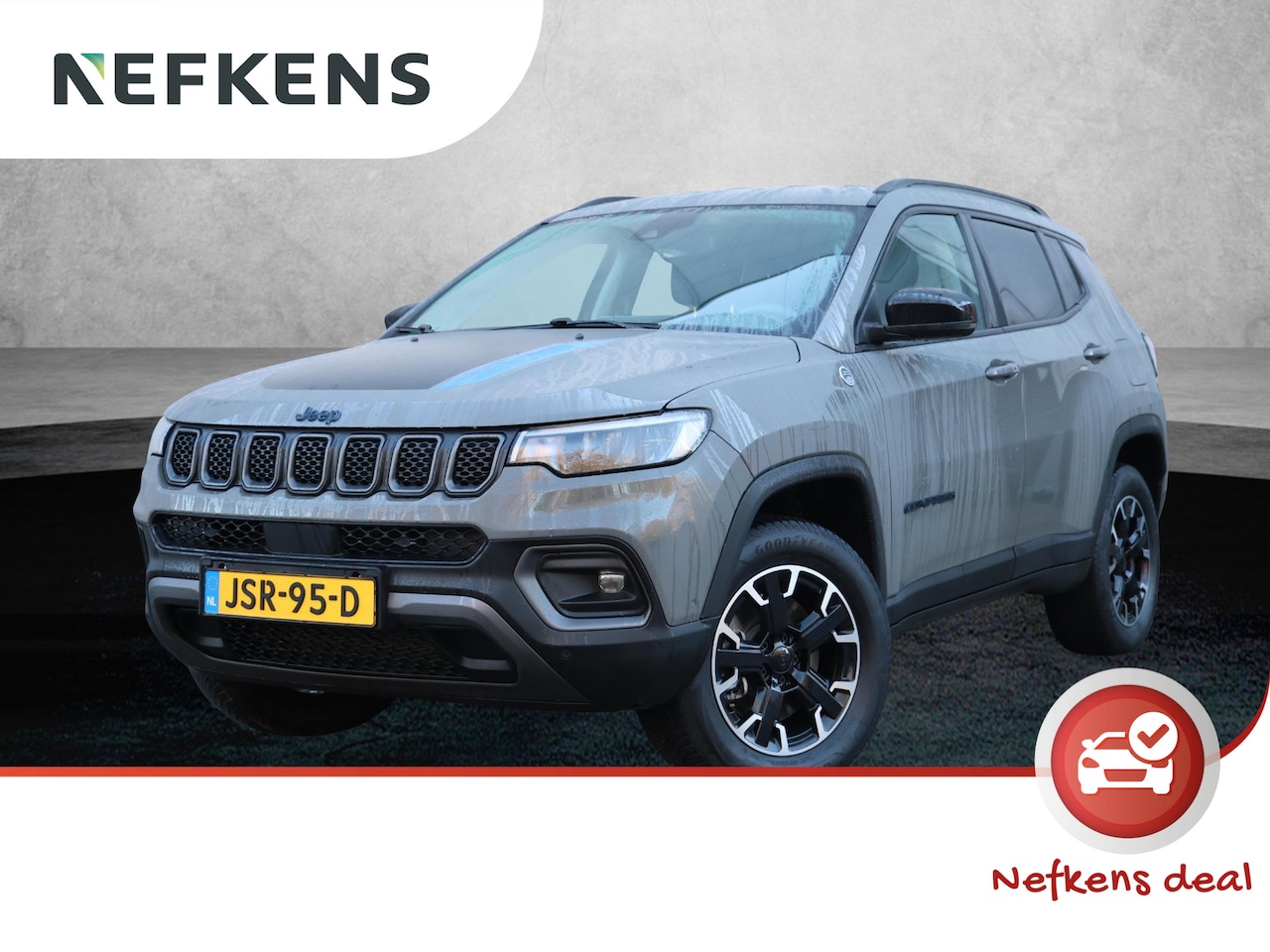 Jeep Compass - 4xe 240 Plug-in Hybrid Electric Trailhawk | Navigatie | Apple Carplay/Android Auto | Cruis - AutoWereld.nl