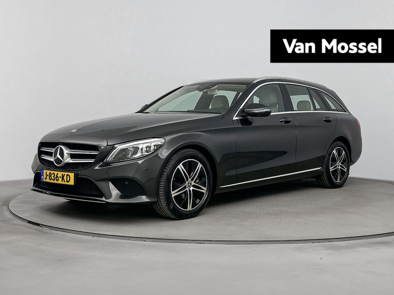 Mercedes-Benz C-klasse Estate - 200 Business Solution AMG | Leder | Parkeersensoren | Achteruitrijcamera | Stoelverwarming - AutoWereld.nl