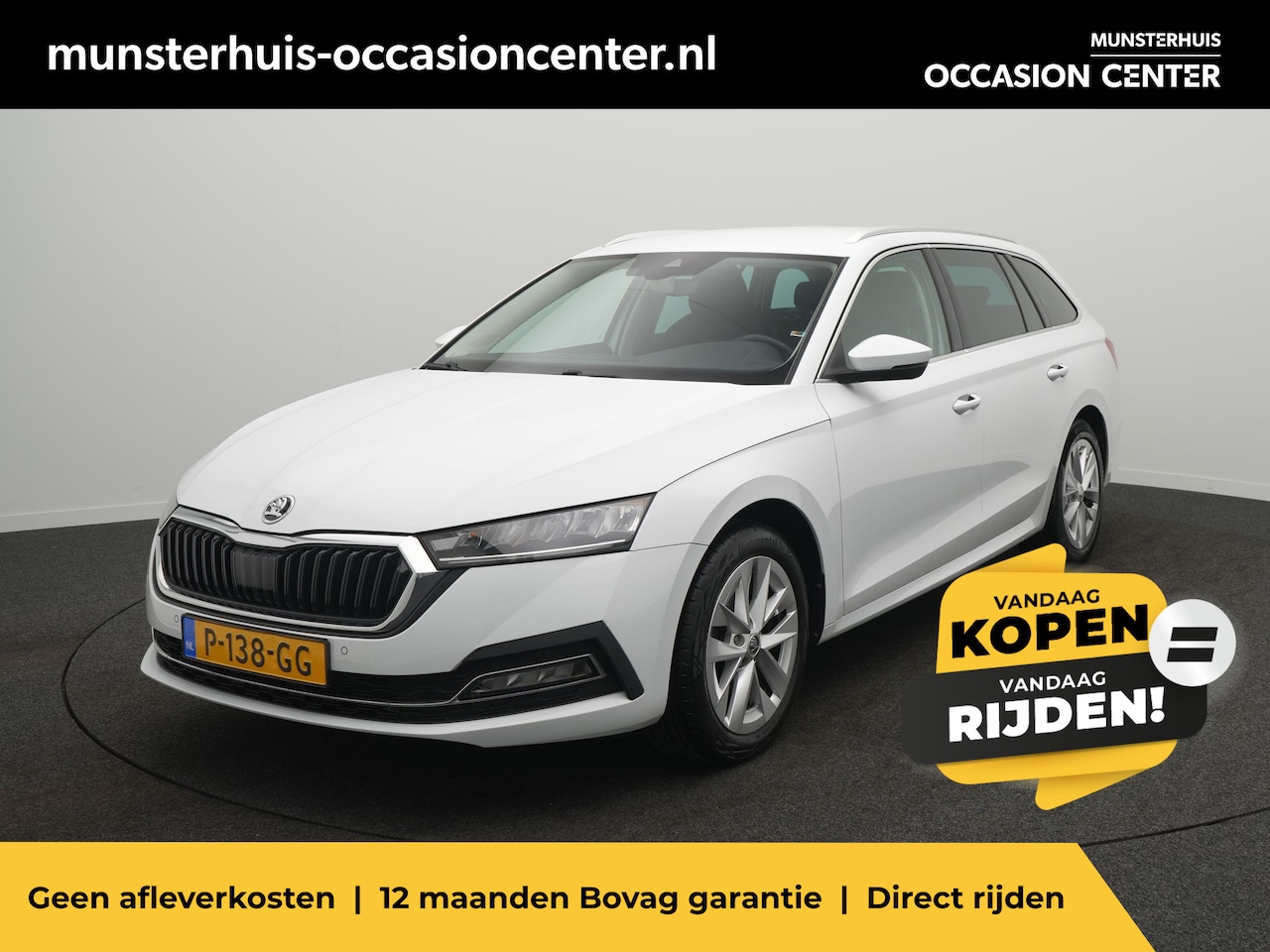 Skoda Octavia Combi - 1.0 TSI Business Edition - Occasion Lease vanaf €459 p/m - RIJKLAARPRIJS - Achteruitrijcam - AutoWereld.nl