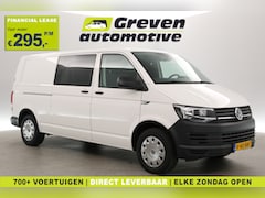 Volkswagen Transporter - 2.0 TDI L2H1 | 150PK | Aut. | Airco | Cruise | 3 Zits | Trekhaak | Parkeersens. | Stoelver