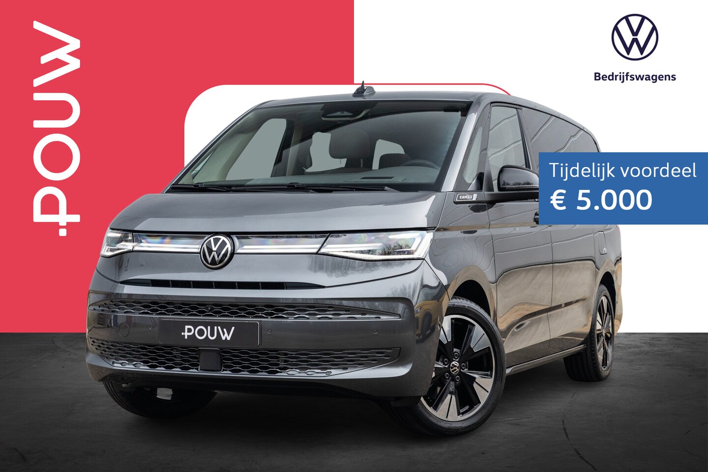 Volkswagen Multivan - 1.5 eHybrid 245pk L2 Bulli Edition | Velgen 19'' | Soundsysteem ''Harman Kardon'' - AutoWereld.nl
