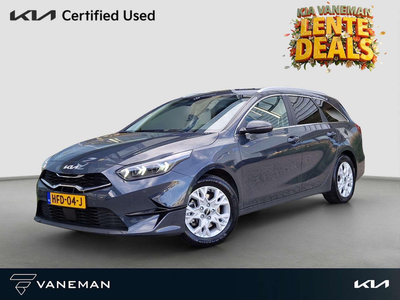 Kia Cee'd Sportswagon - Ceed 1.5 T-GDi DynamicPlusLine | Dodehoek | Key-Less | Stoelverwarming | LED | Licht- en R - AutoWereld.nl