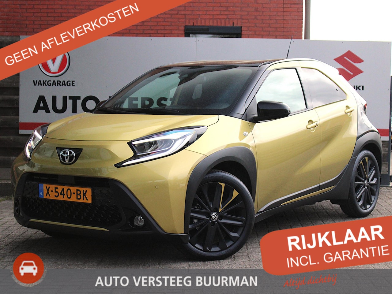 Toyota Aygo X - 1.0 VVT-i S-CVT Premium Premium JBL Geluidsinstallatie, Cruise Control Adaptief, Achteruit - AutoWereld.nl
