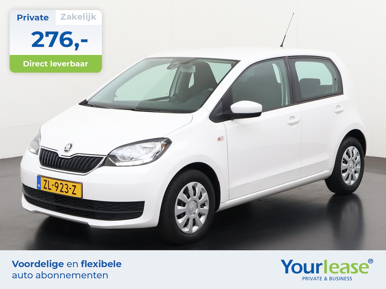 Skoda Citigo - 1.0 Greentech Ambition | All-in 276,- Private Lease | Direct uit voorraad - AutoWereld.nl