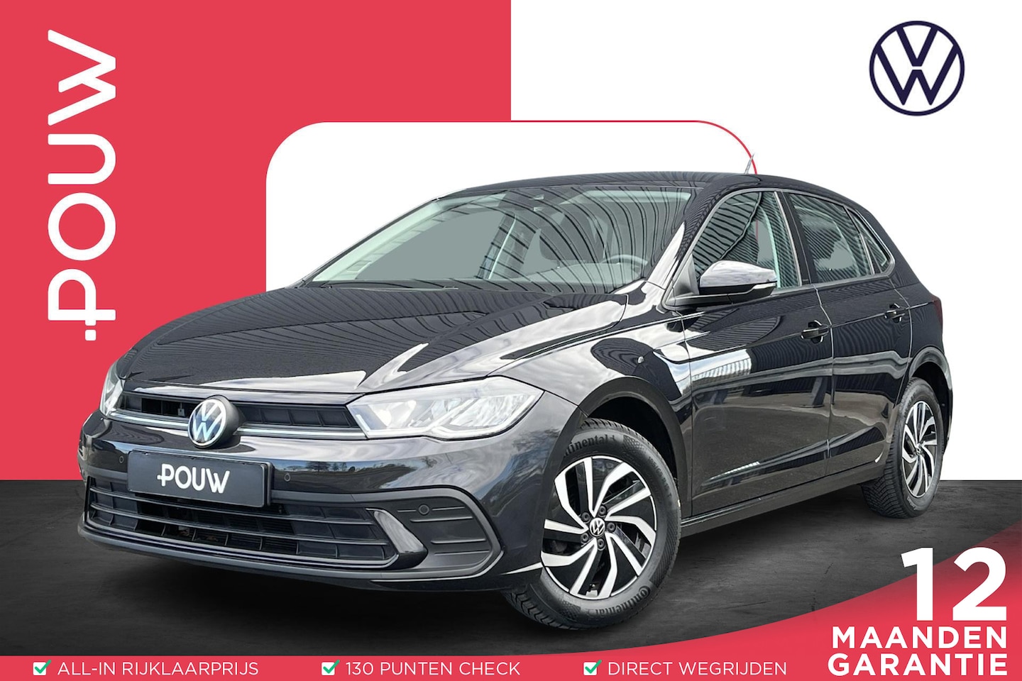 Volkswagen Polo - 1.0 TSI 95pk Life | App Connect | PDC Voor & Achter | Adaptive Cruise - AutoWereld.nl