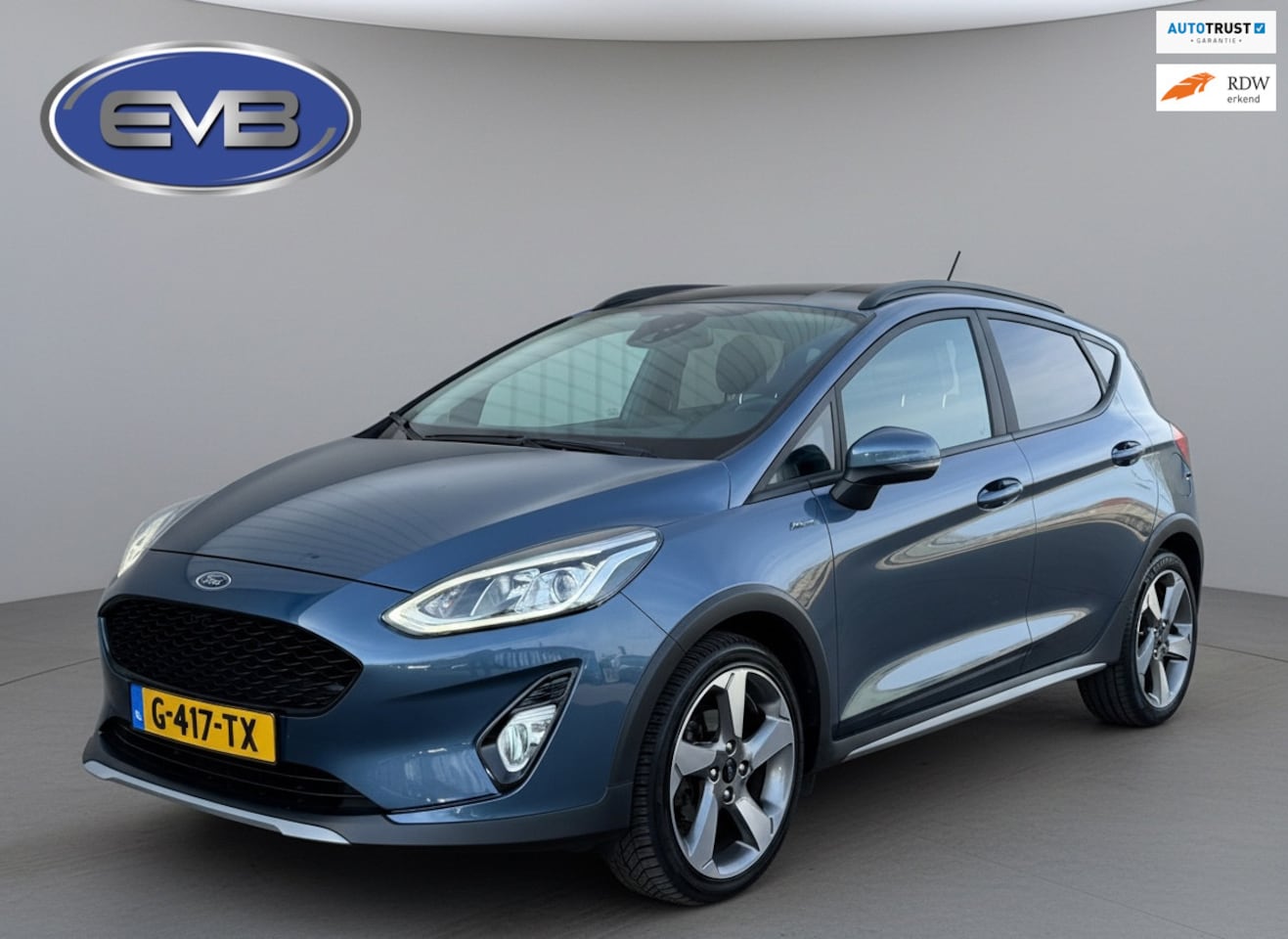 Ford Fiesta - 1.1 ACTIVE SPORT,stoelverwarming, adaptief cruise controle, parkeersensoren voor en achter - AutoWereld.nl