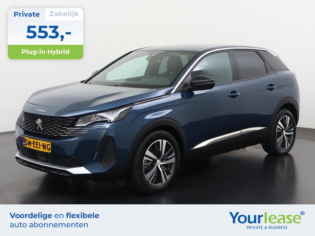 Peugeot 3008 - 1.6 HYbrid 225 Allure Pack PHEV | All-in 553,- Private Lease | Direct uit voorraad - AutoWereld.nl