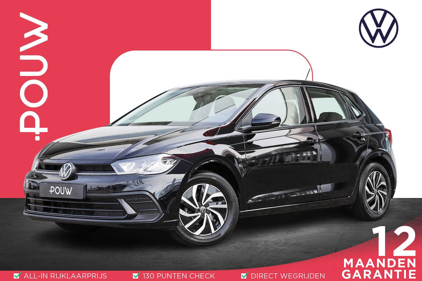 Volkswagen Polo - 1.0 TSI 95pk Life | Adaptieve Cruise Control | Apple Carplay & Android Auto | Parkeersenso - AutoWereld.nl