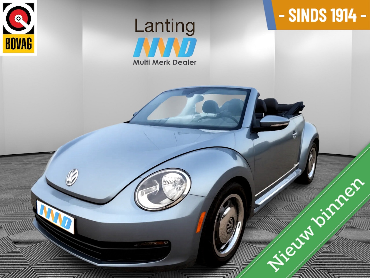 Volkswagen Beetle Cabriolet - 1.8 TSI Denim Autromaat - AutoWereld.nl