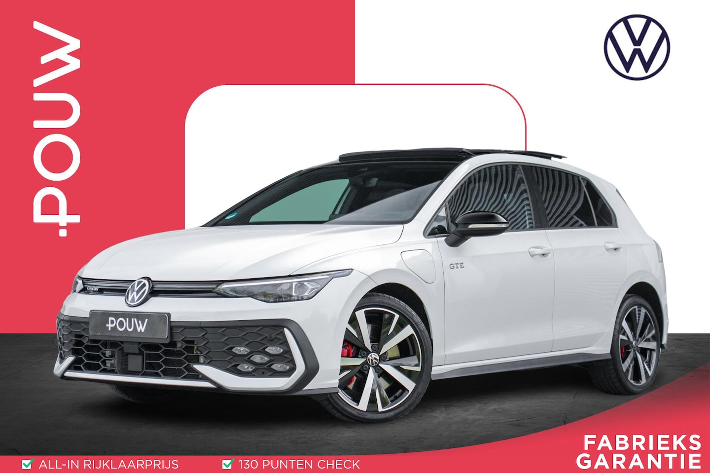 Volkswagen Golf - GTE 1.5 eHybrid 272pk DSG | Panoramadak | Adaptief Onderstel | Trekhaak Wegklapbaar - AutoWereld.nl